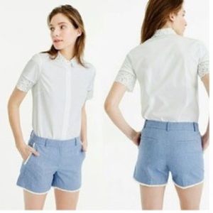 J.Crew frayed chambray shorts size 4